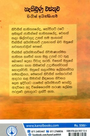 Alternative view of Nathiwunu Wasthuwa | නැතිවුණු වස්තුව